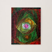 Dynamische Verbindungen Abstrakte Kunst Puzzle (Vertikal)