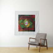 Dynamische Verbindungen Abstrakte Kunst Wandteppich (Beispiel)