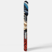 Dynamische Wellen: Wale in Harmonie Case-Mate iPhone Hülle (Rückseite / Rechts)