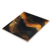 Dynamischer Abstrakter Lavastrom Fliese (Seite)