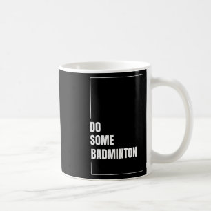 Dynamischer Badminton-Shuttle-Schläger-Sportspiel- Kaffeetasse