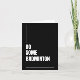 Dynamischer Badminton-Shuttle-Schlägersport Spiel  Karte