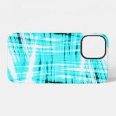 Dynamischer blauer gestreifter Hintergrund Case-Ma iPhone Hülle (Rückseite (Horizontal))