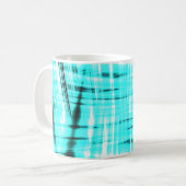 Dynamischer blauer Hintergrund Kaffeetasse (Vorderseite Links)