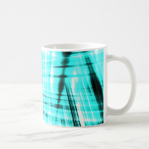 Dynamischer blauer Hintergrund Kaffeetasse