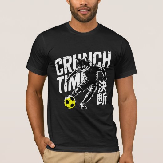 Dynamischer Crunch Time Spieler - Game Day Stil T-Shirt (Vorderseite)