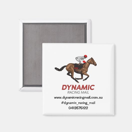 dynamischer E-Mail-Magnet Magnet (Vorderseite/Rückseite)