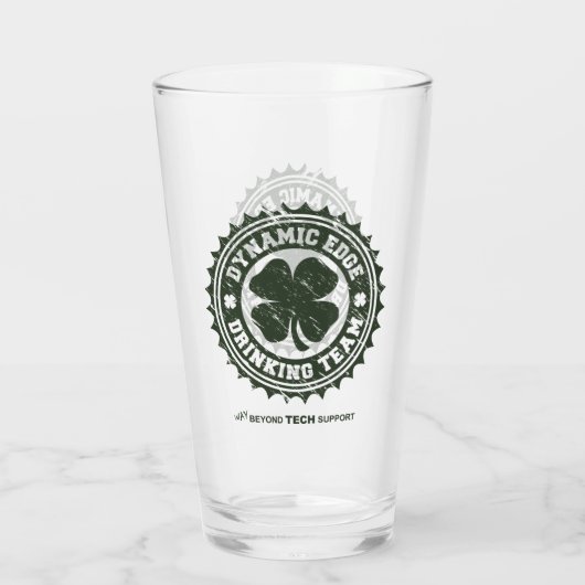 Dynamischer Edge Drink Team Glass Cup Glas (Rückseite)