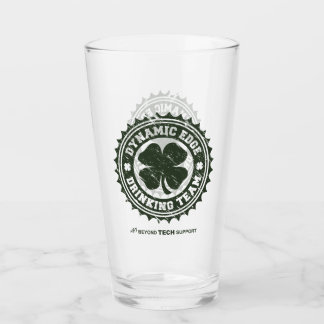Dynamischer Edge Drink Team Glass Cup Glas