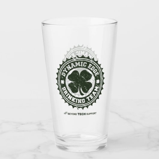 Dynamischer Edge Drink Team Glass Cup Glas (Vorderseite)