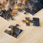 Dynamischer Fantasy-Berserker-Krieger mit mächtige Puzzle (Seite)