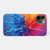 Dynamischer Farbdruck Abstrakt Case-Mate iPhone Hülle (Rückseite (Horizontal))