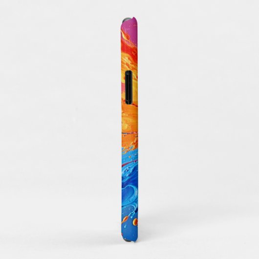 Dynamischer Farbdruck Abstrakt Case-Mate iPhone Hülle (Hinten/Rechts)