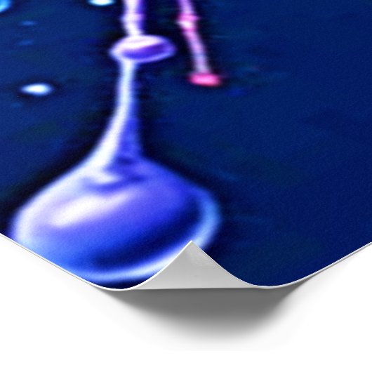 Dynamischer Farbdruck Abstrakt Poster (Ecke)