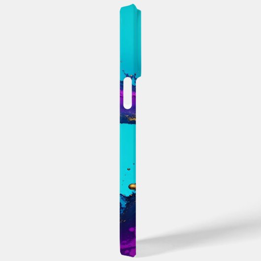 Dynamischer flüssiger Abstrakter, weißer Skriptnam Case-Mate iPhone Hülle (Rückseite / Rechts)