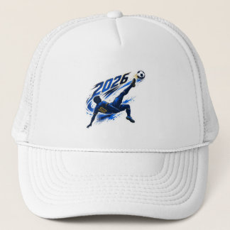Dynamischer Fußballspieler 2026 Grafik-Trucker-Hut Truckerkappe
