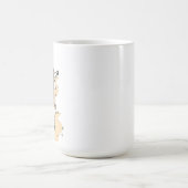 Dynamischer Fußballspieler Kaffeetasse (Mittel)
