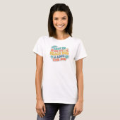 Dynamischer GAVE UP BEACH BOD LONG AGO Designer T-Shirt (Vorne ganz)