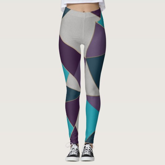 Dynamischer Mix Leggings (Vorderseite)