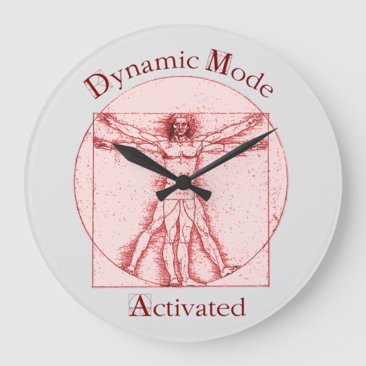 Dynamischer Modus Große Wanduhr (Vorderseite)