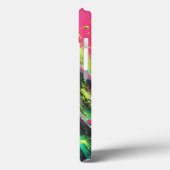 Dynamischer Neonfarbspritzer-Handyhülle Lebendiges Case-Mate iPhone Hülle (Rückseite / Links)