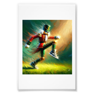 Dynamischer Nussknacker Soldat, Fotodruck