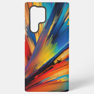 Dynamischer Pinselstrich Moderne Kunst Samsung Galaxy Hülle