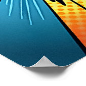 Dynamischer Pop Art 'BANG'! Comic Style Poster (Ecke)