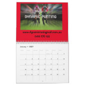 Dynamischer Racing Mail-Kalender Kalender (Jan 2027)
