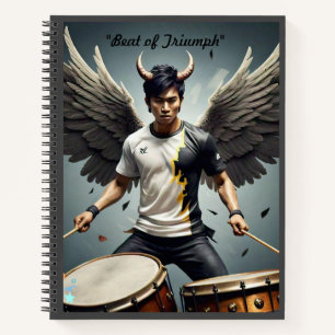 "Dynamischer Rhythmus der Teamarbeit" Notizblock