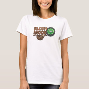Dynamischer roter FAULHEITSMODUS AKTIV Mode auf Fa T-Shirt