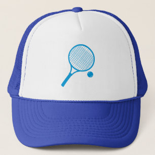 Dynamischer Tennisschläger & Ball Truckerkappe