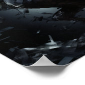 Dynamischer und auffallender robuster Post Poster (Ecke)