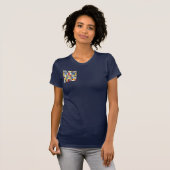 Dynamischer und farbenfroher Piet Mondrian T-Shirt (Vorne ganz)