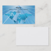 dynamischer wordmap 3d Visitenkarteentwurf Visitenkarte (Vorne/Hinten)