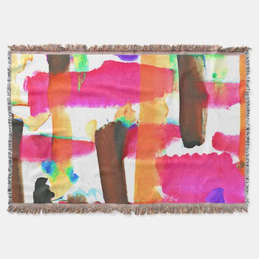 Dynamisches Abstraktes Kunstmuster Decke (Vorderseite)