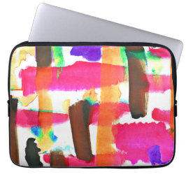 Dynamisches Abstraktes Kunstmuster Laptopschutzhülle