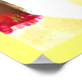 Dynamisches Abstraktes Kunstmuster Poster (Ecke)