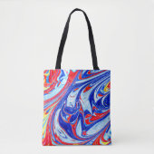 Dynamisches Abstraktes Muster Tasche (Vorderseite)