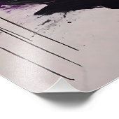 Dynamisches Abstraktes Ölgemälde, dicker Pinselstr Fotodruck (Ecke)