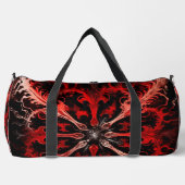 Dynamisches abstraktes Sporttaschen-Monogramm pers Duffle Bag (Vorderseite)