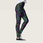 Dynamisches Achtelnote-gelegentliches Muster des Leggings (Rechts)
