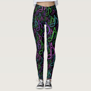 Dynamisches Achtelnote-gelegentliches Muster des Leggings