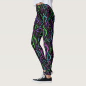 Dynamisches Achtelnote-gelegentliches Muster des Leggings (Links)
