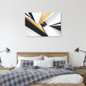 Dynamisches architektonisches Design Leinwanddruck (Insitu (Schlafzimmer))
