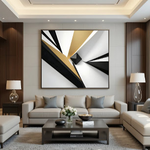Dynamisches architektonisches Design Leinwanddruck