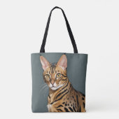 Dynamisches Bengalisches Katapportrait mit markant Tasche (Rückseite)