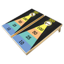 Dynamisches buntes Bean Bag Toss Cornhole Launchsp