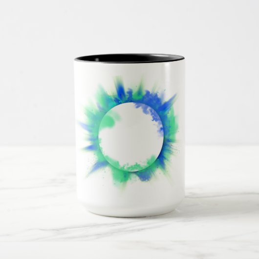 Dynamisches Design: Dekorative Tasse von explosion (Zentrum)