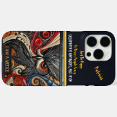 Dynamisches Design mit fetten Augen Case-Mate iPhone Hülle (Rückseite (Horizontal))